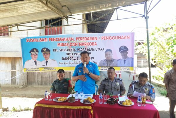 SOSIALISASI PENCEGAHAN DAN PEMBERANTASAN PENYALAHGUNAAN DAN PEREDARAN GELAP NARKOTIKA (P4GN) SERTA MINUMAN KERAS