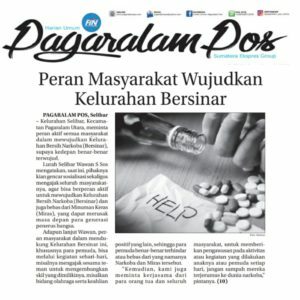 PERAN SERTA MASYARAKAT SANAGAT PENTING UNTUK WUJUDKAN KELURAHAN BERSINAR