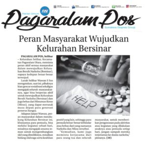 PERAN SERTA MASYARAKAT SANAGAT PENTING UNTUK WUJUDKAN KELURAHAN BERSINAR