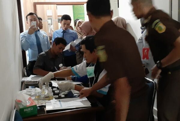 TEST URINE DI KEJAKSAAN NEGERI KOTA PAGAR ALAM