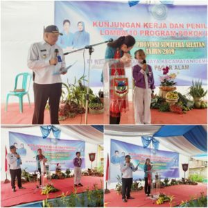 KUNJUNGAN KERJA KETUA TIM PENGGERAK PKK PROPINSI SUMATERA SELATAN