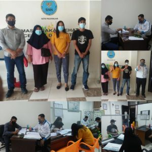 SERAH TERIMA PECANDU/PENYALAHGUNA NARKOTIKA KE KLINIK IPWL ABDI KARYA BNNK PAGAR ALAM
