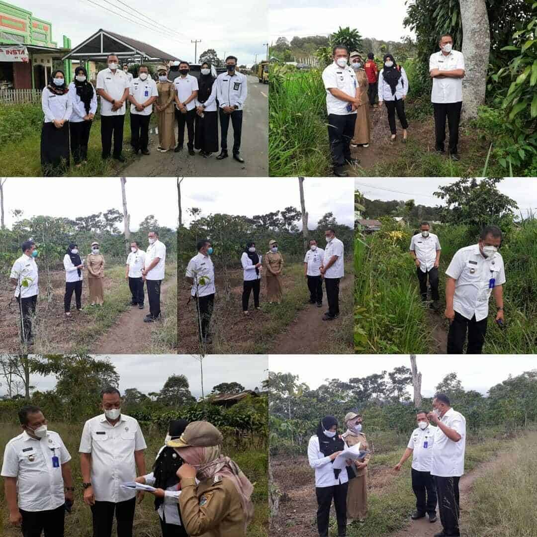 PENINJAUAN LOKASI HIBAH TANAH UNTUK PEMBANGUNAN BALAI / LOKA REHABILITASI OLEH KEPALA BNNP SUMSEL