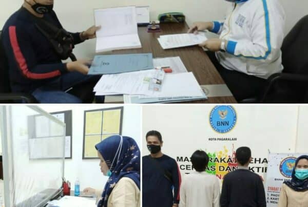 SERAH TERIMA PECANDU/PENYALAHGUNA NARKOTIKA KE LEMBAGA REHABILITASI