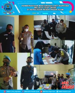 KEGIATAN PEMBERDAYAAN MASYARAKAT ANTI NARKOBA MELALUI TEST URINE DI KEPOLISIAN RESOR PAGAR ALAM