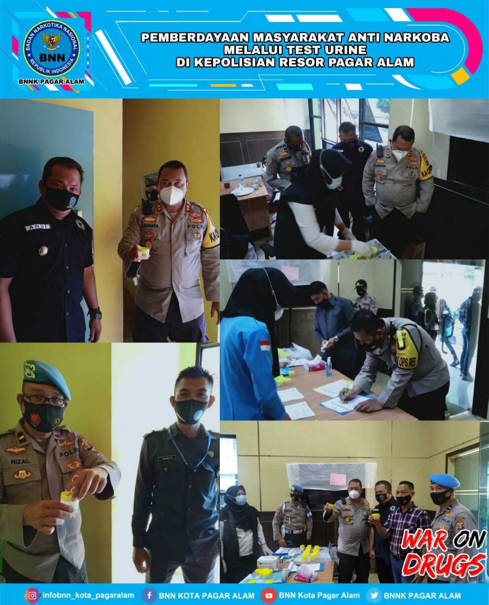 KEGIATAN PEMBERDAYAAN MASYARAKAT ANTI NARKOBA MELALUI TEST URINE DI KEPOLISIAN RESOR PAGAR ALAM
