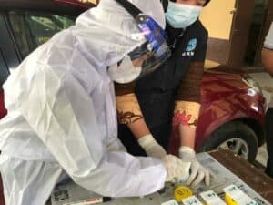 PELAKSANAAN TES URINE DI POLSEK PAGAR ALAM UTARA PELAKSANAAN TES URINE DI POLSEK PAGAR ALAM UTARA