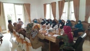 KETUA DWP BNN KOTA PAGAR ALAM MENGIKUTI AUDENSI SILATURAHMI BIDANG CEGAH DAYAMAS BNNP SUMSEL PADA KETUA TIM PENGERAK PKK PEMKOT PAGAR ALAM