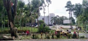 KEGIATAN GOTONG ROYONG KEBERSIHAN LINGKUNGAN KANTOR BNN KOTA PAGAR ALAM
