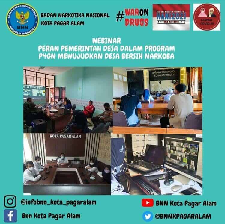 WEBINAR PERAN PEMERINTAH DESA DALAM PROGRAM P4GN DALAM MEWUJUDKAN DESA BERSINAR
