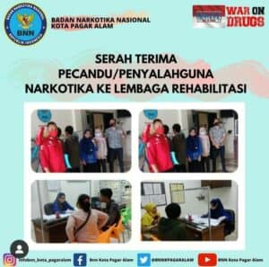 SERAH TERIMA PECANDU/PENYALAHGUNA NARKOTIKA KE LEMBAGA REHABILITASI