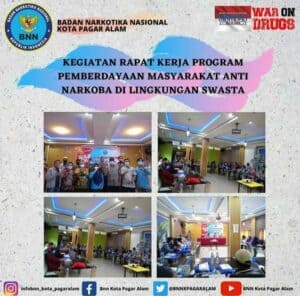 RAPAT KERJA PROGRAM PEMBERDAYAAN MASYARAKAT ANTI NARKOBA DI LINGKUNGAN SWASTA