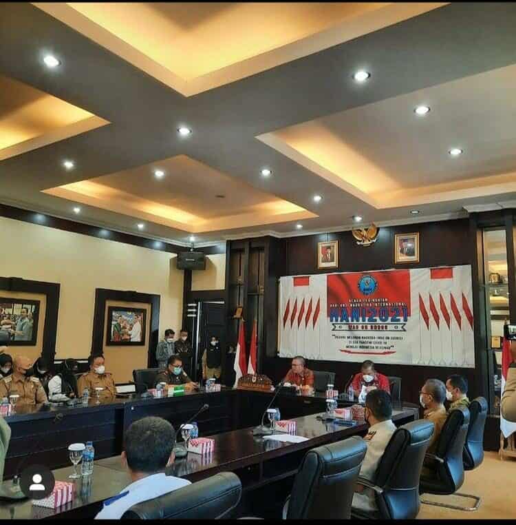 KEGIATAN PERINGATAN HARI ANTI NARKOTIKA INTERNASIONAL TAHUN 2021 SECARA VIRTUAL