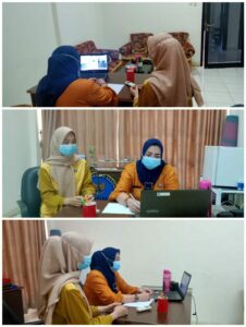 Virtual Zoom Meeting “Pengukuran Kepuasan Penerimaan Layanan Rehabilitasi” Di Ruang Kerja BNN Kota Pagaralam