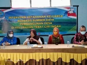 KEGIATAN INTERVENSI KETAHANAN KELUARGA BERBASIS SUMBER DAYA PEMBANGUNAN DESA DI KELURAHAN TEBAT GIRI INDAH