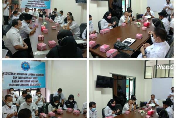 KEGIATAN PENYUSUNAN LAPORAN KEUANGAN DAN EVALUASI HASIL AUDIT BADAN NARKOTIKA NASIONAL PROVINSI SUMATERA SELATAN