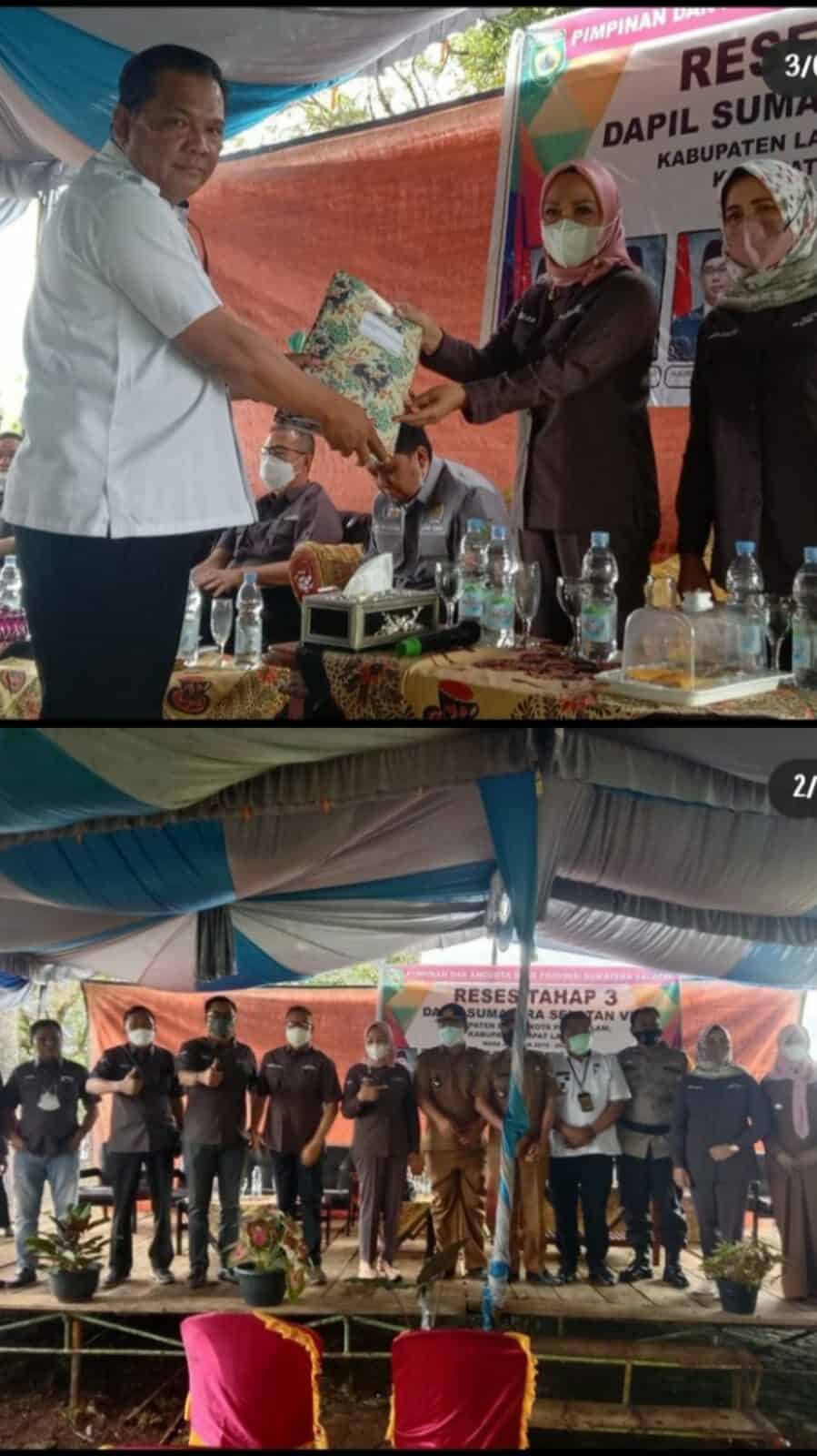 Menghadiri Kunjungan Kerja Reses Tahap 3 DPRD Dapil VII Lahat, Pagar Alam Dan Empat Lawang Provinsi Sumatera Selatan