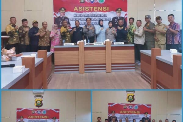 ASISTENSI KAMPUNG TANGGUH ANTI NARKOBA DAN ANTI RADIKALISME JAJARAN POLDA SUMSEL