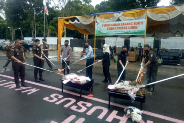 PEMUSNAHAN BARANG BUKTI TINDAK PIDANA UMUM PEMUSNAHAN BARANG BUKTI TINDAK PIDANA UMUM