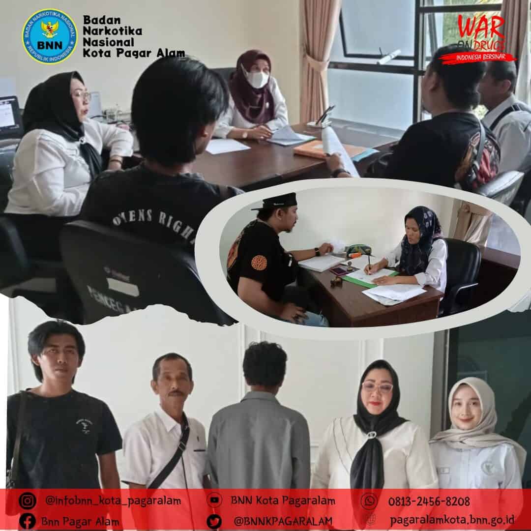SERAH TERIMA PECANDU/PENYALAHGUNA NARKOTIKA KE LEMBAGA REHABILITASI SERAH TERIMA PECANDU/PENYALAHGUNA NARKOTIKA KE LEMBAGA REHABILITASI