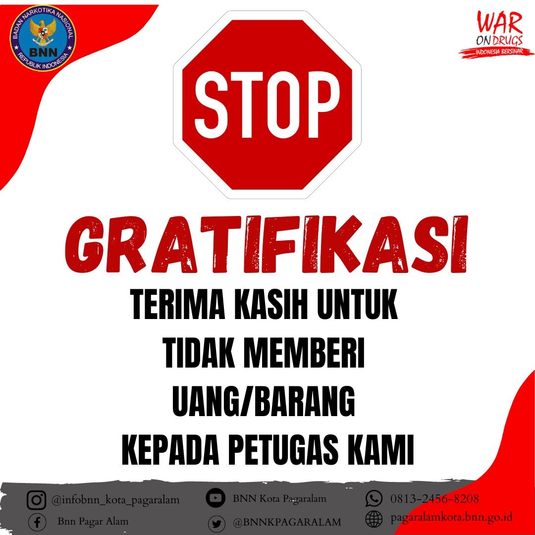 POSTINGAN MEDIA SOSIAL BNN KOTA PAGAR ALAM POSTINGAN MEDIA SOSIAL BNN KOTA PAGAR ALAM