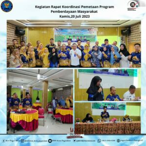 Rapat Koordinasi Pemetaan Program Pemberdayaan Masyarakat Rapat Koordinasi Pemetaan Program Pemberdayaan Masyarakat