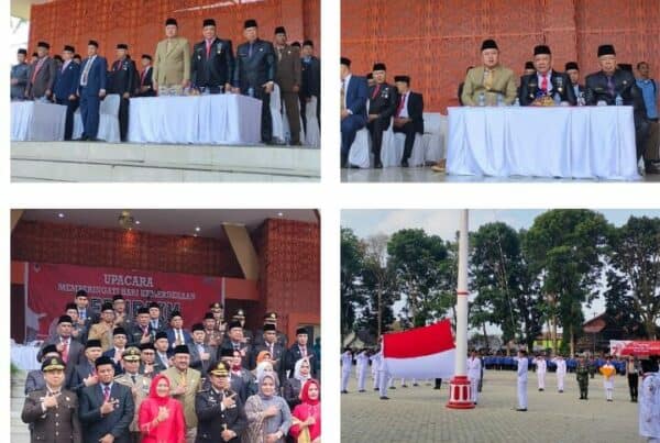 Upacara Penurunan Bendera Sang Merah Putih HUT RI Ke-78 Tahun 2023