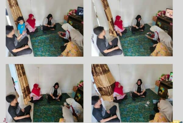 Kegiatan Skrining Intervensi Lapangan (SIL) dengan Seorang Calon Klien di simpang Padang karet kelurahan Ulu Rurah