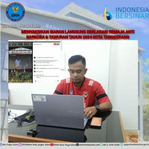 Menyaksikan Siaran Langsung Deklarasi Remaja Anti Narkoba & Tawuran Tahun 2024 Kota Tanggerang Menyaksikan Siaran Langsung Deklarasi Remaja Anti Narkoba & Tawuran Tahun 2024 Kota Tanggerang