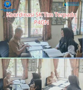 Koordinasi SK Tim Terpadu P4GN ke Badan Kesbangpol Kota Pagar Alam Koordinasi SK Tim Terpadu P4GN ke Badan Kesbangpol Kota Pagar Alam