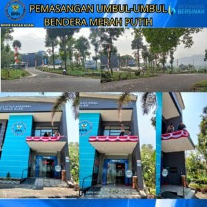Pemasangan Umbul-umbul Merah Putih Dalam Rangka Menyambut HUT RI Ke-79 Tahun 2024 Pemasangan Umbul-umbul Merah Putih Dalam Rangka Menyambut HUT RI Ke-79 Tahun 2024