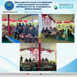Menghadiri Acara Anjangsana Dalam Rangka Memperingati Hari Ulang Tahun Ke -79 Kemerdekaan Republik Indonesia di Kota Pagar Alam Tahun 2024 Menghadiri Acara Anjangsana Dalam Rangka Memperingati Hari Ulang Tahun Ke -79 Kemerdekaan Republik Indonesia di Kota Pagar Alam Tahun 2024