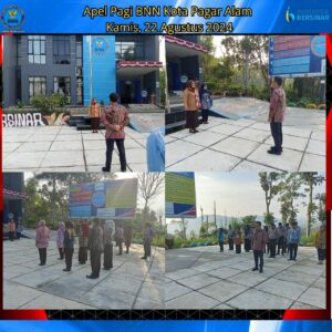 Apel Pagi BNN Kota Pagar alam Apel Pagi BNN Kota Pagar alam