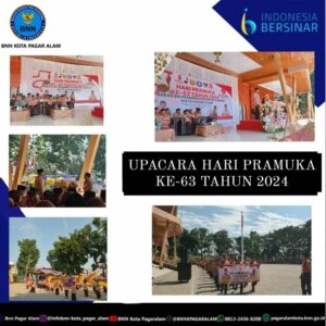 Upacara HUT Pramuka ke-63 Se-Kota Pagar Alam Tahun 2024 Upacara HUT Pramuka ke-63 Se-Kota Pagar Alam Tahun 2024