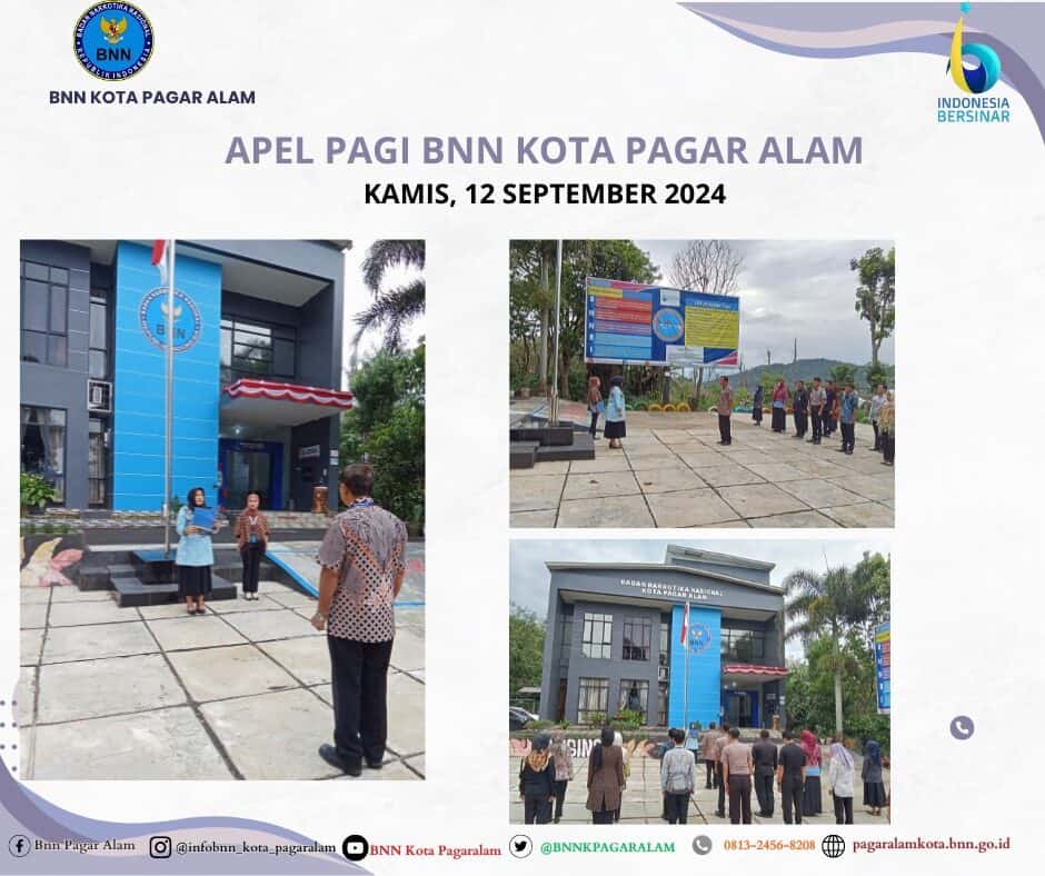 Apel Pagi BNN Kota Pagar Alam Apel Pagi BNN Kota Pagar Alam