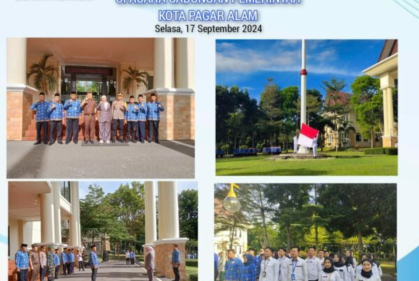 Upacara Gabungan Pemerintah Kota Pagar Alam