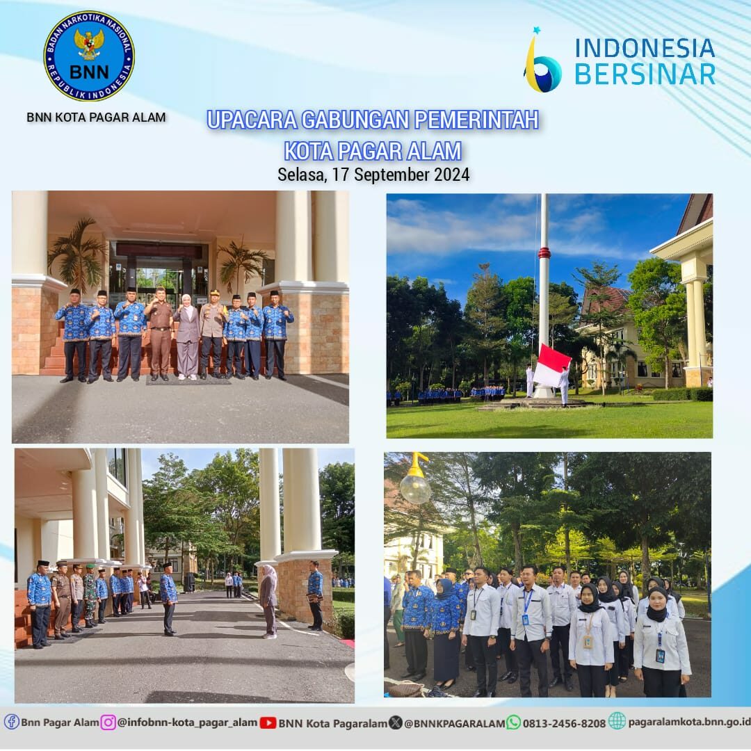 Upacara Gabungan Pemerintah Kota Pagar Alam Upacara Gabungan Pemerintah Kota Pagar Alam