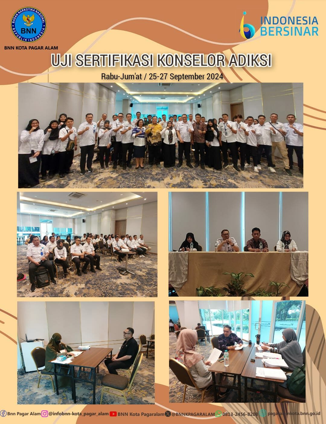 Uji Sertifikasi Konselor Adiksi. Uji Sertifikasi Konselor Adiksi.