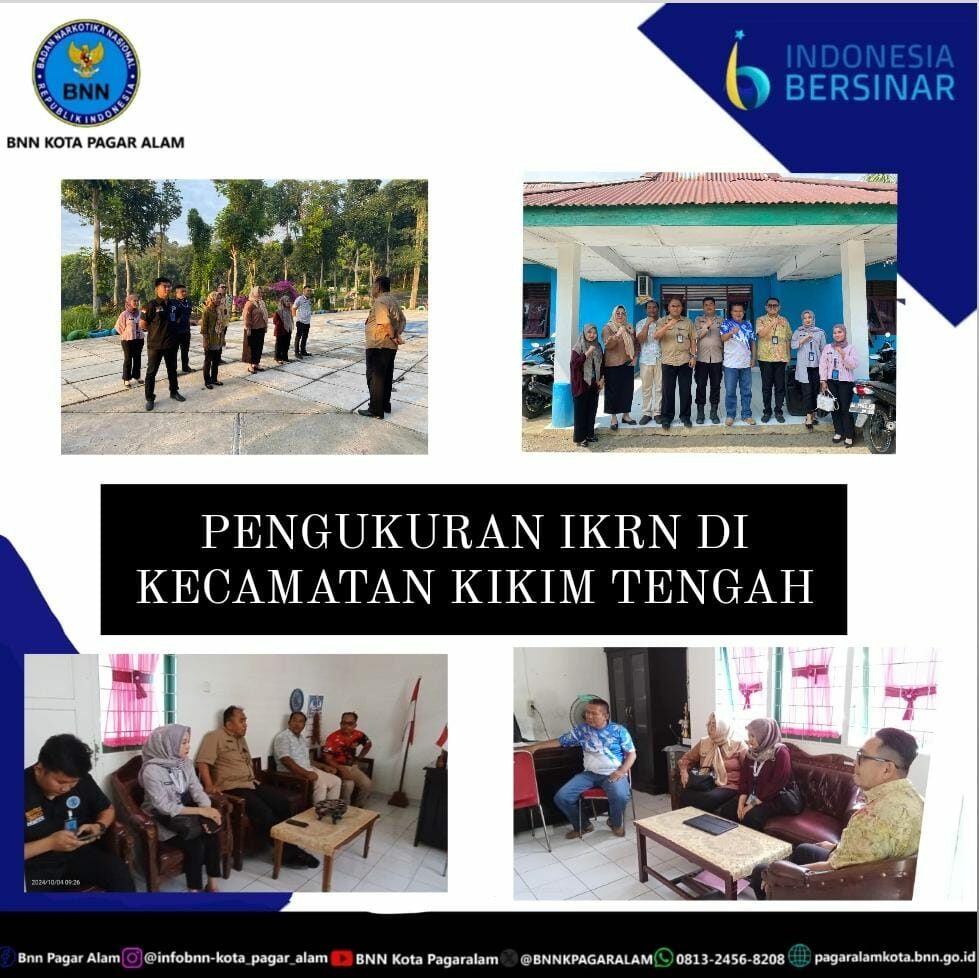 Pengukuran Indeks Kawasan Rawan Narkoba di Kecamatan Kikim Tengah Pengukuran Indeks Kawasan Rawan Narkoba di Kecamatan Kikim Tengah