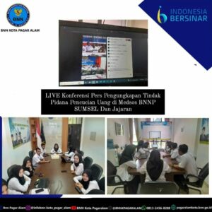 Live Konferensi Pers Pengungkapan Tindak Pidana Pencucian Uang di Medsos BNNP Sumsel dan Jajaran Live Konferensi Pers Pengungkapan Tindak Pidana Pencucian Uang di Medsos BNNP Sumsel dan Jajaran