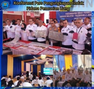 Konferensi Pers Pengungkapan Tindak Pidana Pencucian Uang Konferensi Pers Pengungkapan Tindak Pidana Pencucian Uang