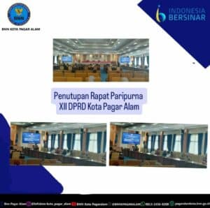 Penutupan Rapat Paripurna XII DPRD Kota Pagar Alam Penutupan Rapat Paripurna XII DPRD Kota Pagar Alam