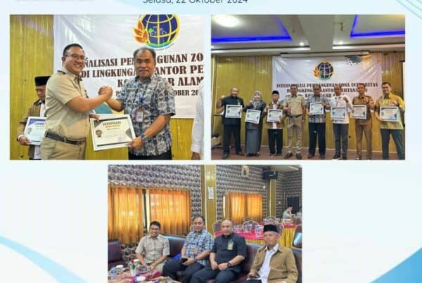 Undangan Internalisasi Pembangunan Zona Integritas (ZI) Kantor Pertanahan Kota Pagar Alam Tahun 2024