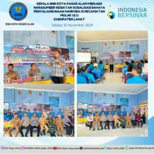 Narasumber Kegiatan Sosialisasi Bahaya Penyalahgunaan Narkoba di Kecamatan Mulak Ulu Narasumber Kegiatan Sosialisasi Bahaya Penyalahgunaan Narkoba di Kecamatan Mulak Ulu