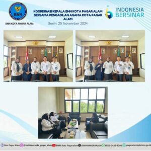 Koordinasi Kepala BNN Kota Pagar Alam dengan Pengadilan Agama Kota Pagar Alam Koordinasi Kepala BNN Kota Pagar Alam dengan Pengadilan Agama Kota Pagar Alam