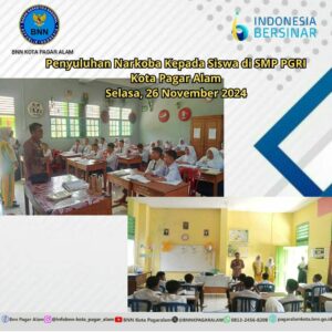 Penyuluhan Narkoba di SMP PGRI Pagar Alam Penyuluhan Narkoba di SMP PGRI Pagar Alam