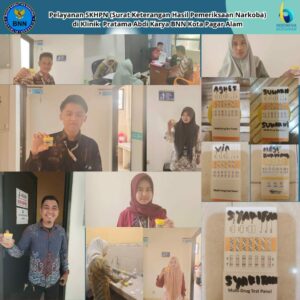 Pembuatan Surat Keterangan Hasil Narkotika (SKHPN)