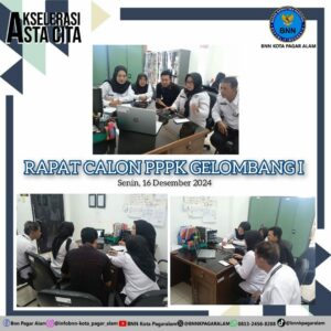 Rapat Calon PPPK Gelombang I Rapat Calon PPPK Gelombang I