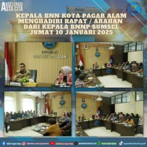 Arahan Kepala BNN Provinsi Sumatera Selatan Arahan Kepala BNN Provinsi Sumatera Selatan