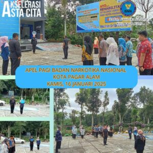 Apel Pagi BNN Kota Pagar Alam